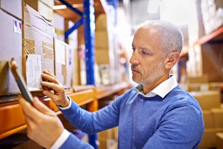 digitally tracking your shipment shot of a mature